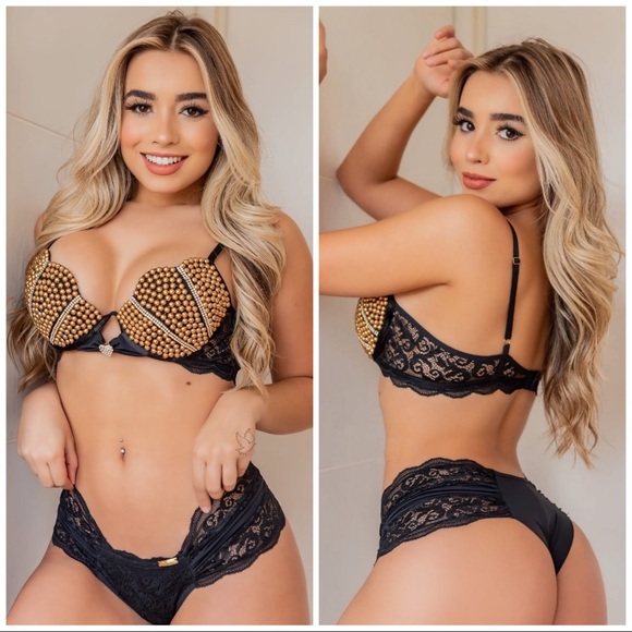 GI-GI Other - SOLD ⚜️NEW Luxury rhinestone Brazilian lingerie set🇧🇷